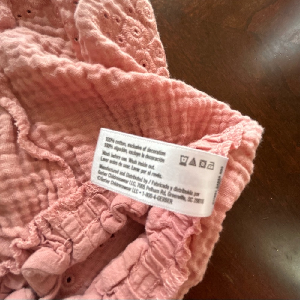 100% Cotton Pink Blush Top Set - Picture 5 of 9